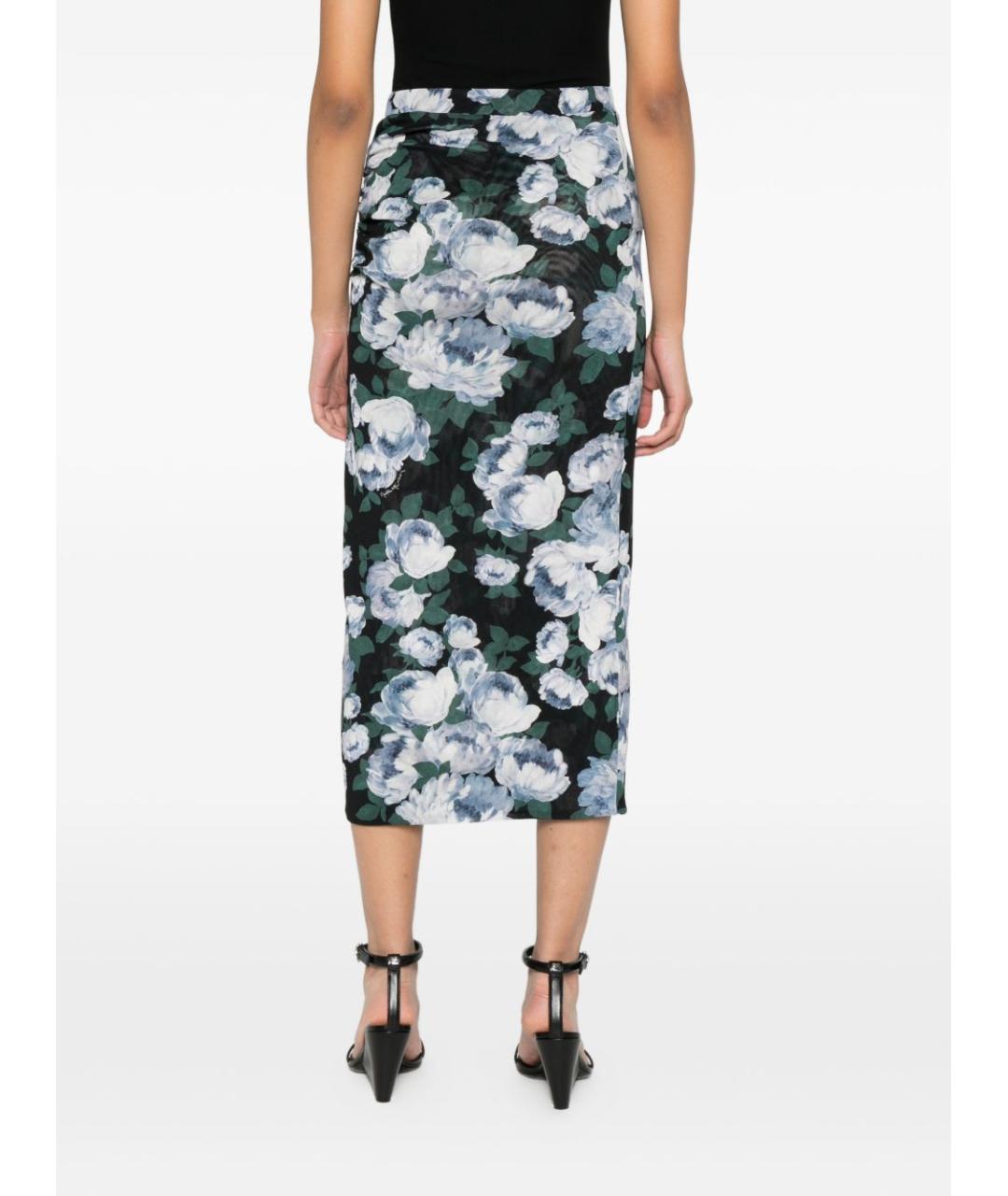 STELLA MCCARTNEY Черная полиамидовая юбка миди, фото 3