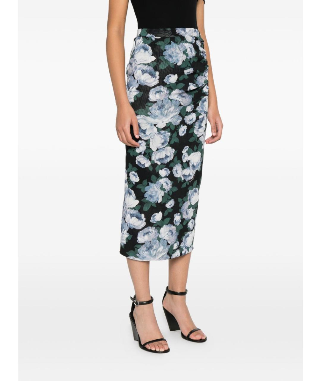 STELLA MCCARTNEY Черная полиамидовая юбка миди, фото 5