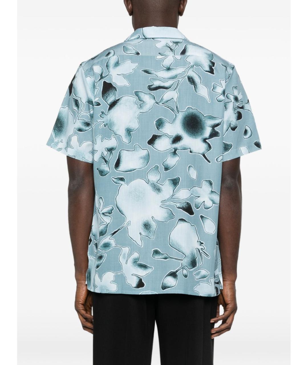 PS BY PAUL SMITH Мульти хлопко-лиоцелловая кэжуал рубашка, фото 2