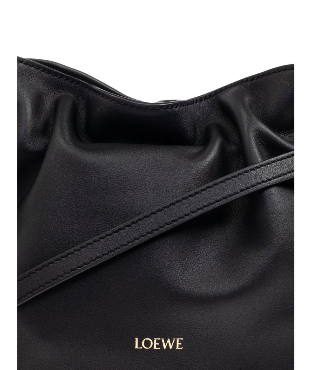 LOEWE Черная кожаная сумка через плечо, фото 2