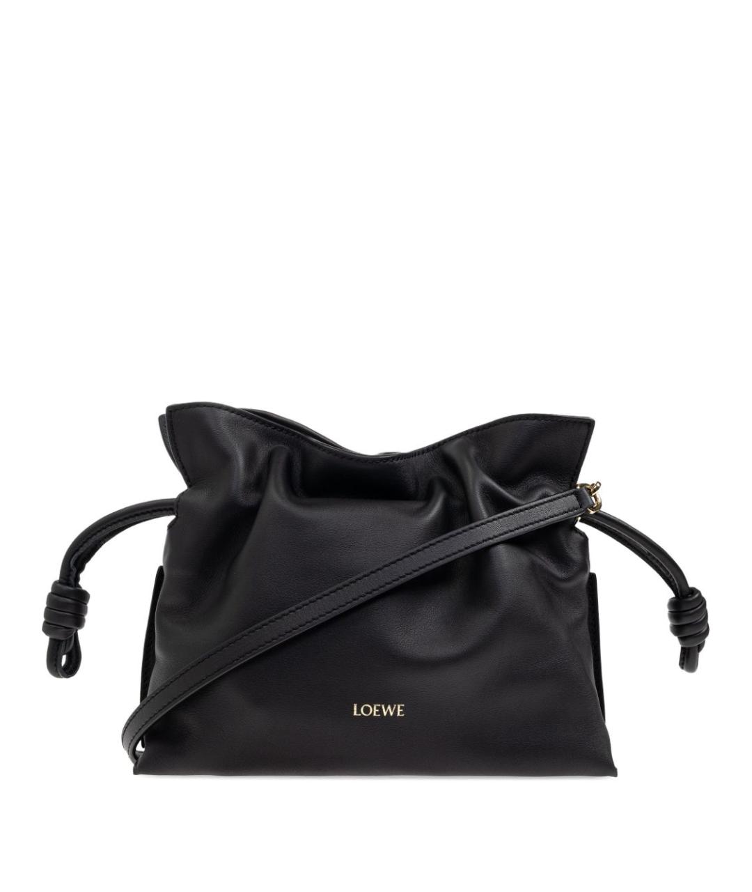 LOEWE Черная кожаная сумка через плечо, фото 1
