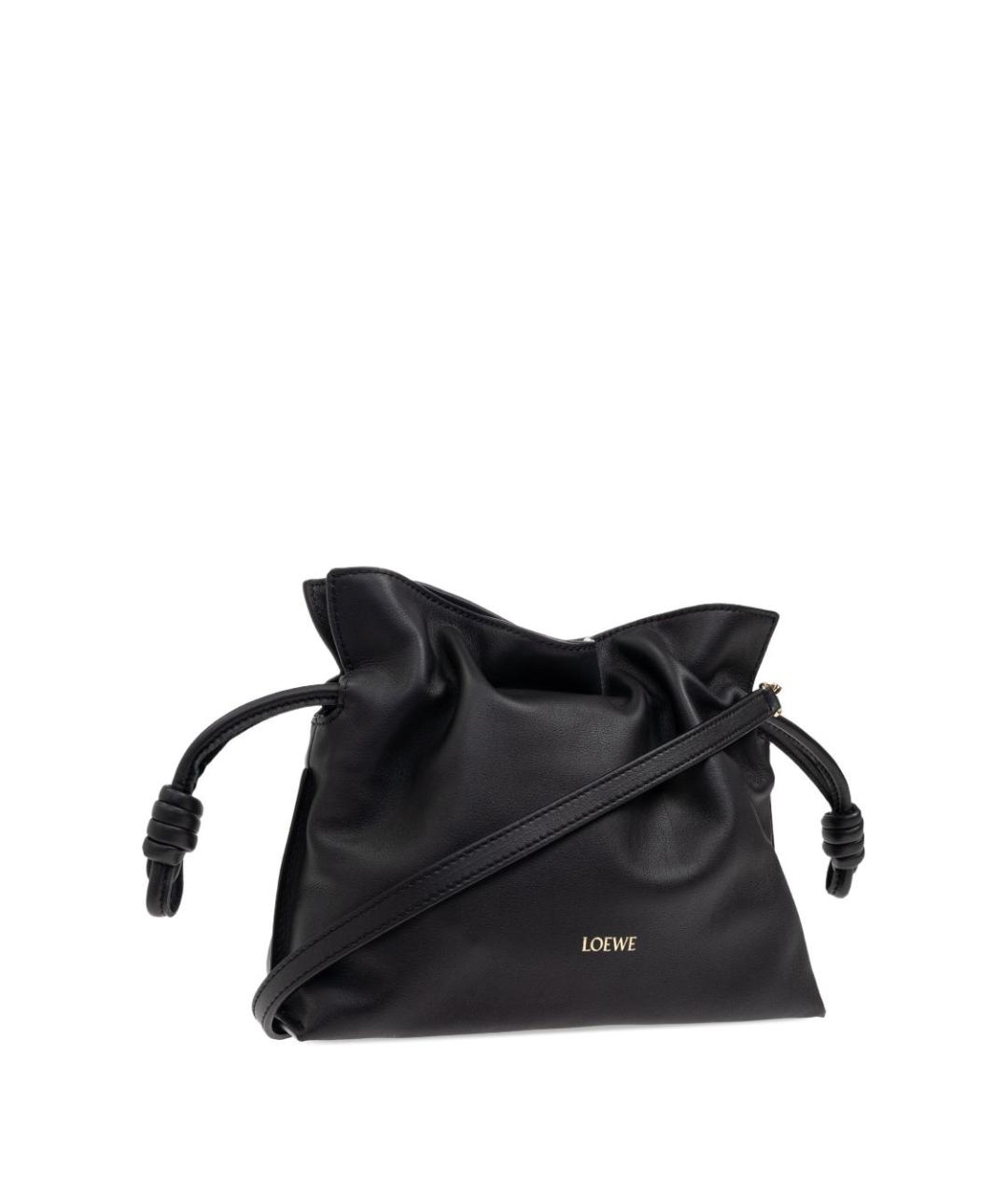 LOEWE Черная кожаная сумка через плечо, фото 3