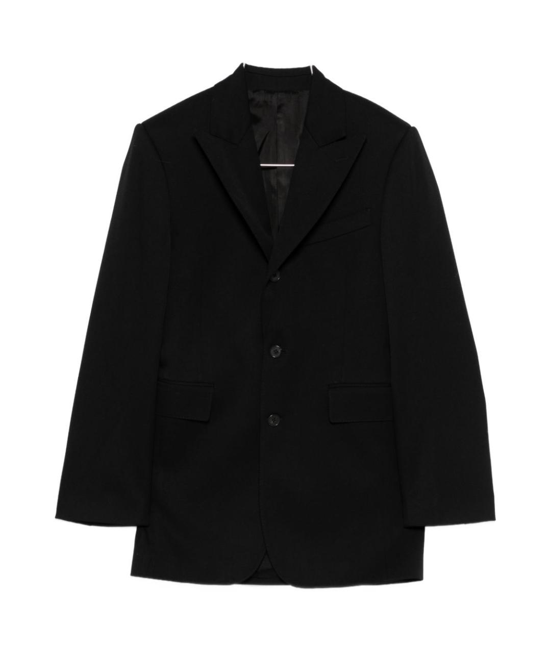 CELINE Черный шерстяной жакет/пиджак, фото 1