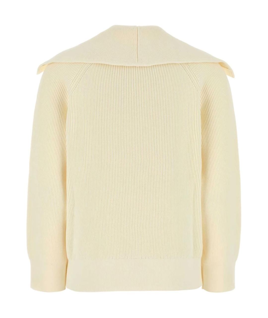 BOTTEGA VENETA Бежевый хлопковый кардиган, фото 2