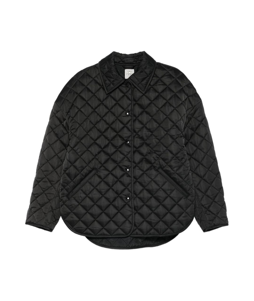 TOTEME Черная полиэстеровая куртка, фото 1