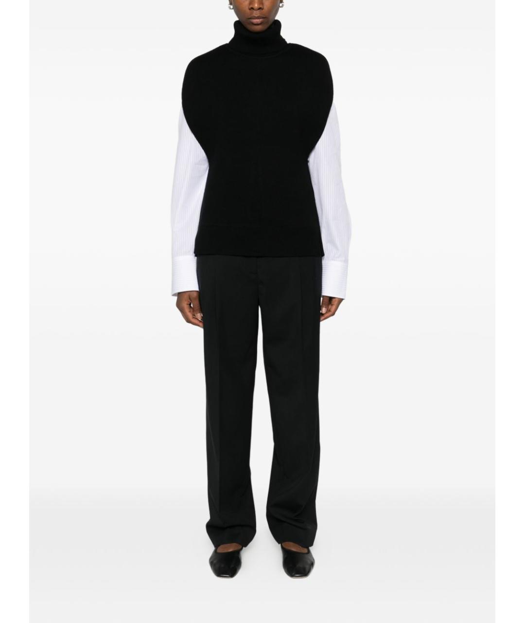 TOTEME Черная шерстяная жилетка, фото 5