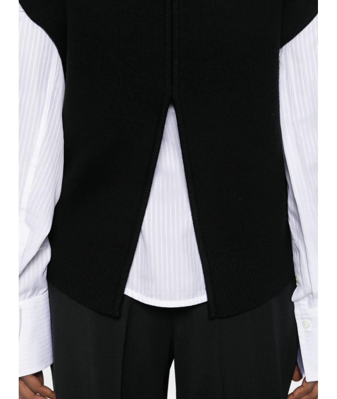 TOTEME Черная шерстяная жилетка, фото 2