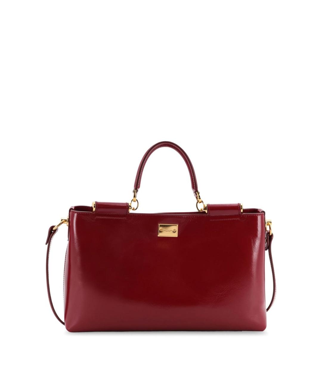 DOLCE&GABBANA Красная сумка с короткими ручками, фото 2