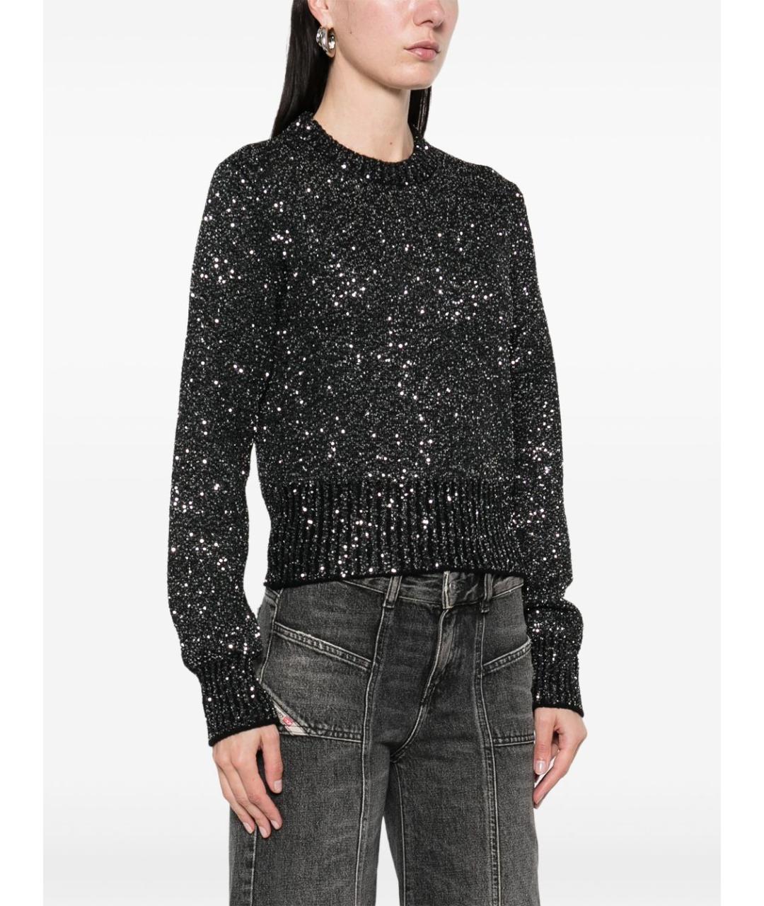 GOLDEN GOOSE DELUXE BRAND Черный шерстяной джемпер / свитер, фото 3