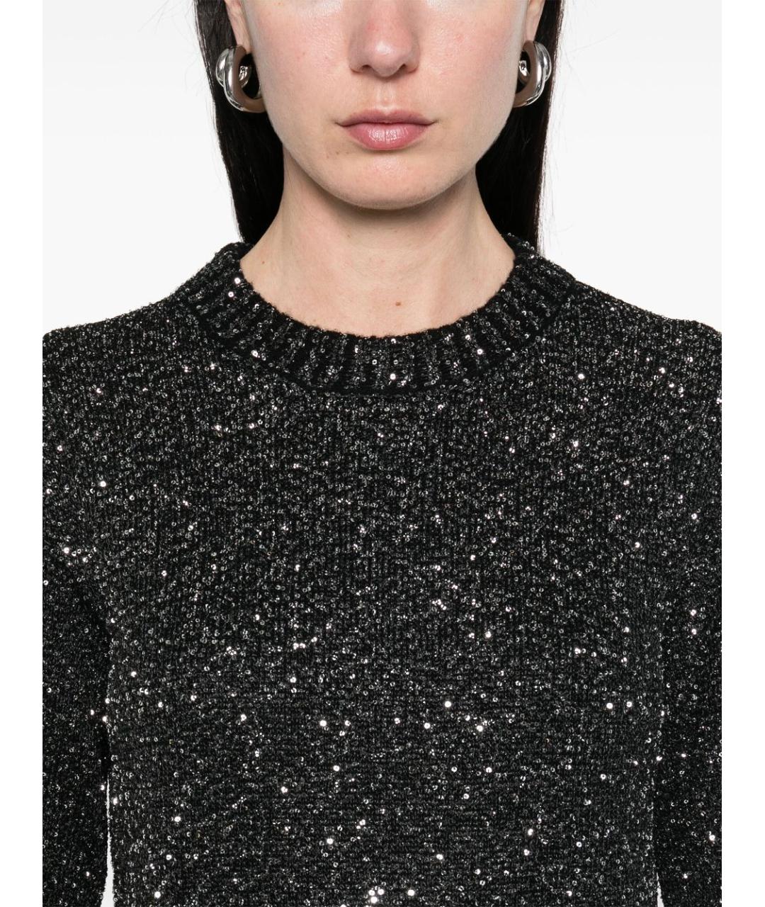GOLDEN GOOSE DELUXE BRAND Черный шерстяной джемпер / свитер, фото 4