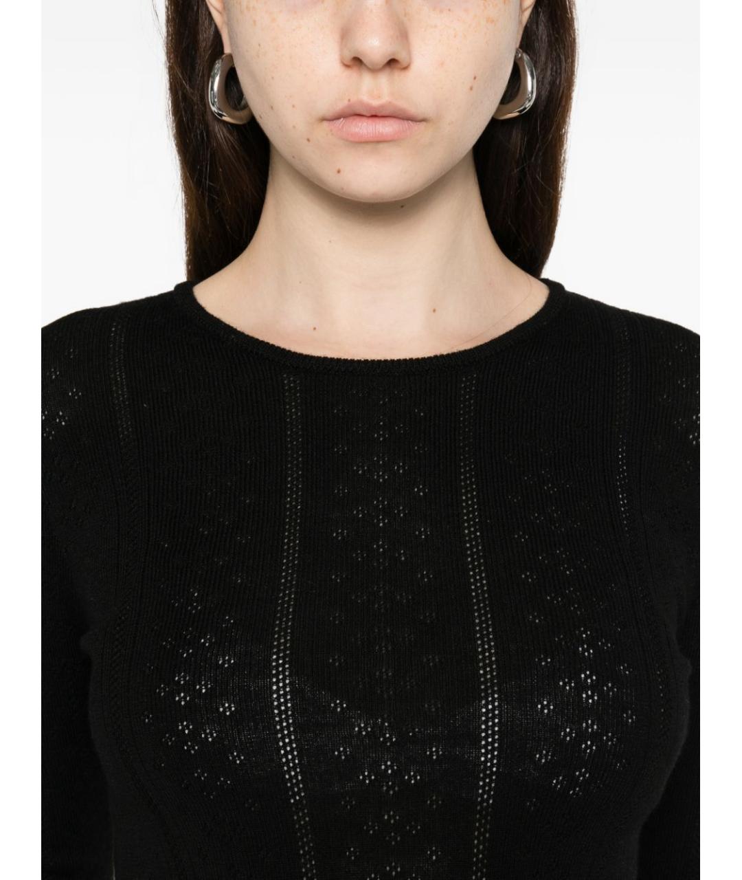 HERSKIND Черный шерстяной джемпер / свитер, фото 3