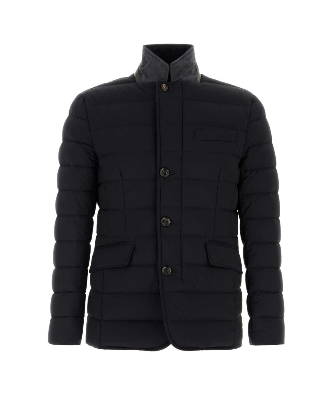 MOORER Синяя полиамидовая куртка, фото 1