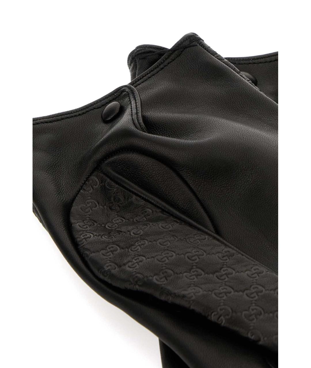 GUCCI Коричневые кашемировые перчатки, фото 2