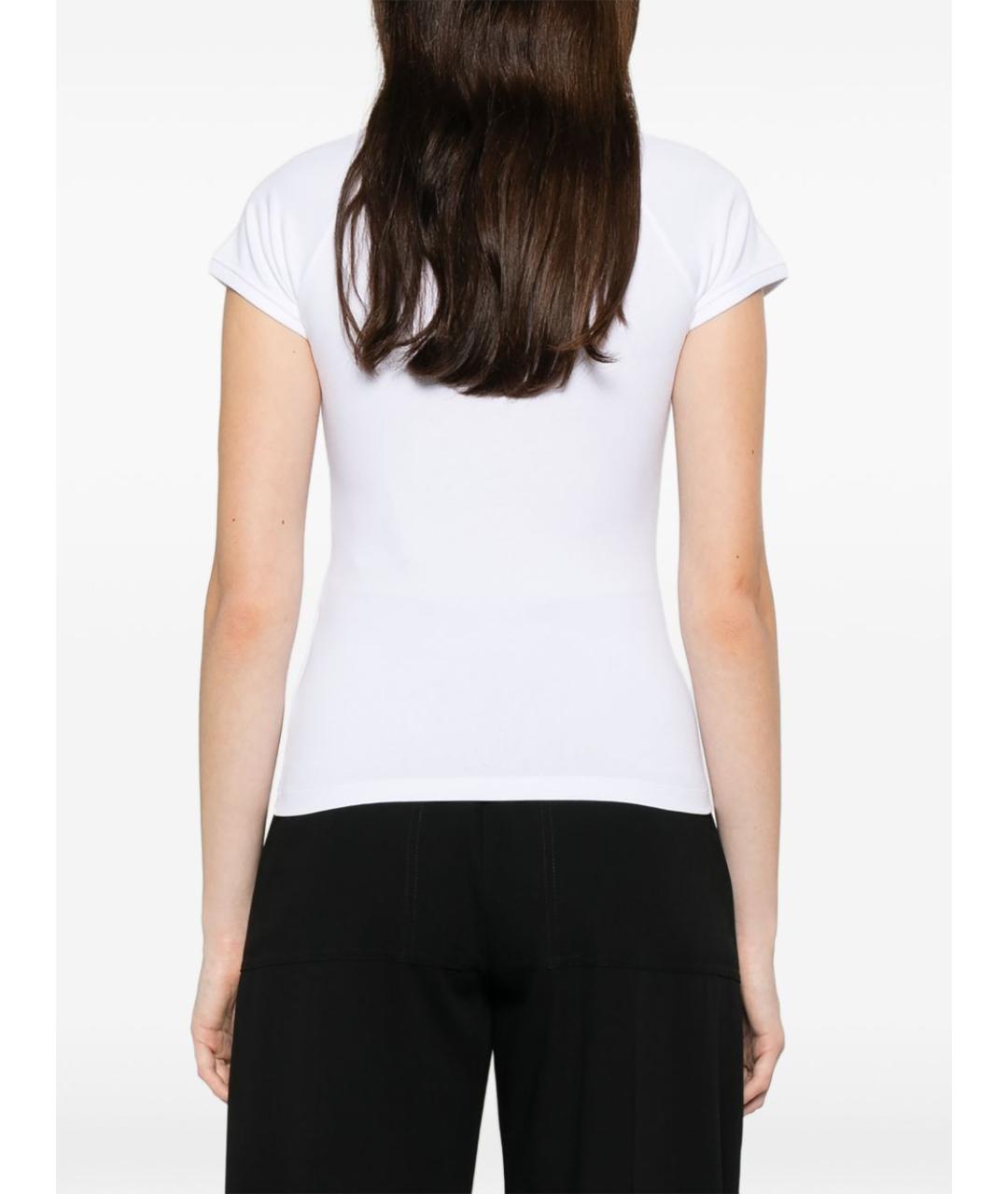 LOEWE Белая хлопковая футболка, фото 3