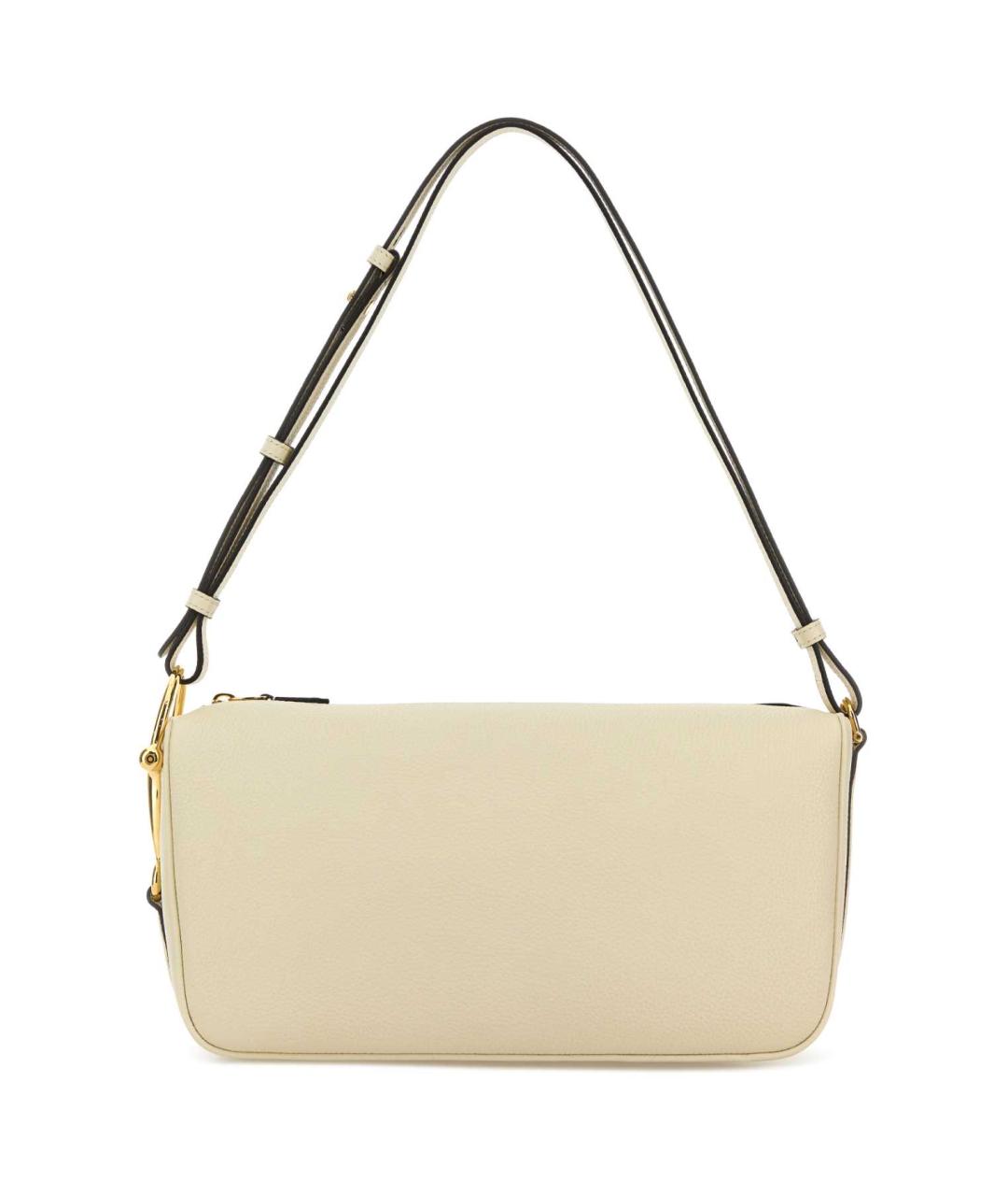 GUCCI Бежевая кожаная сумка через плечо, фото 1