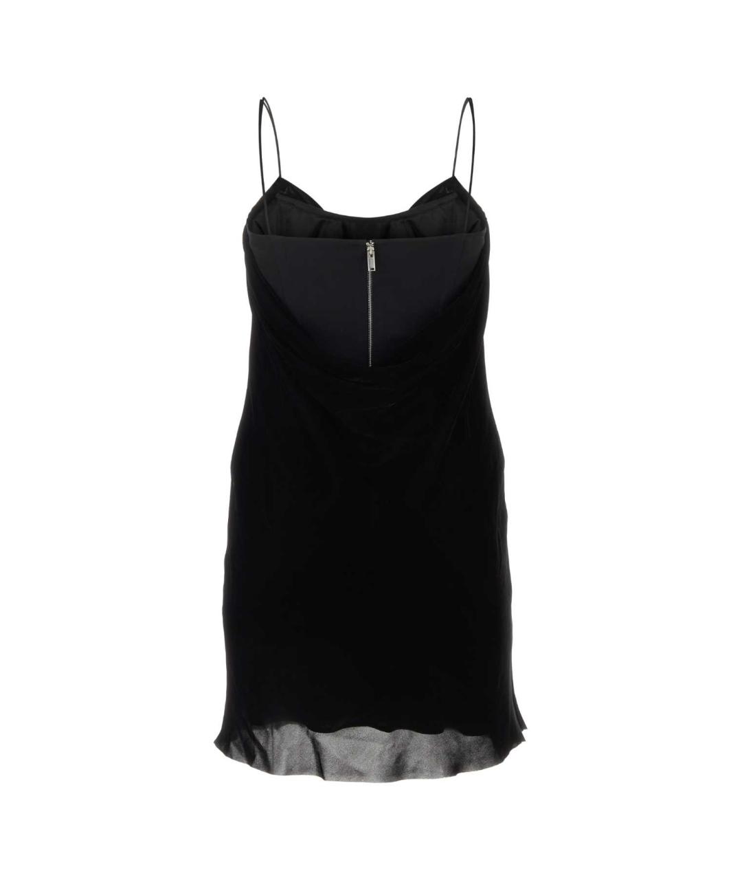 DION LEE Черное полиэстеровое коктейльное платье, фото 2