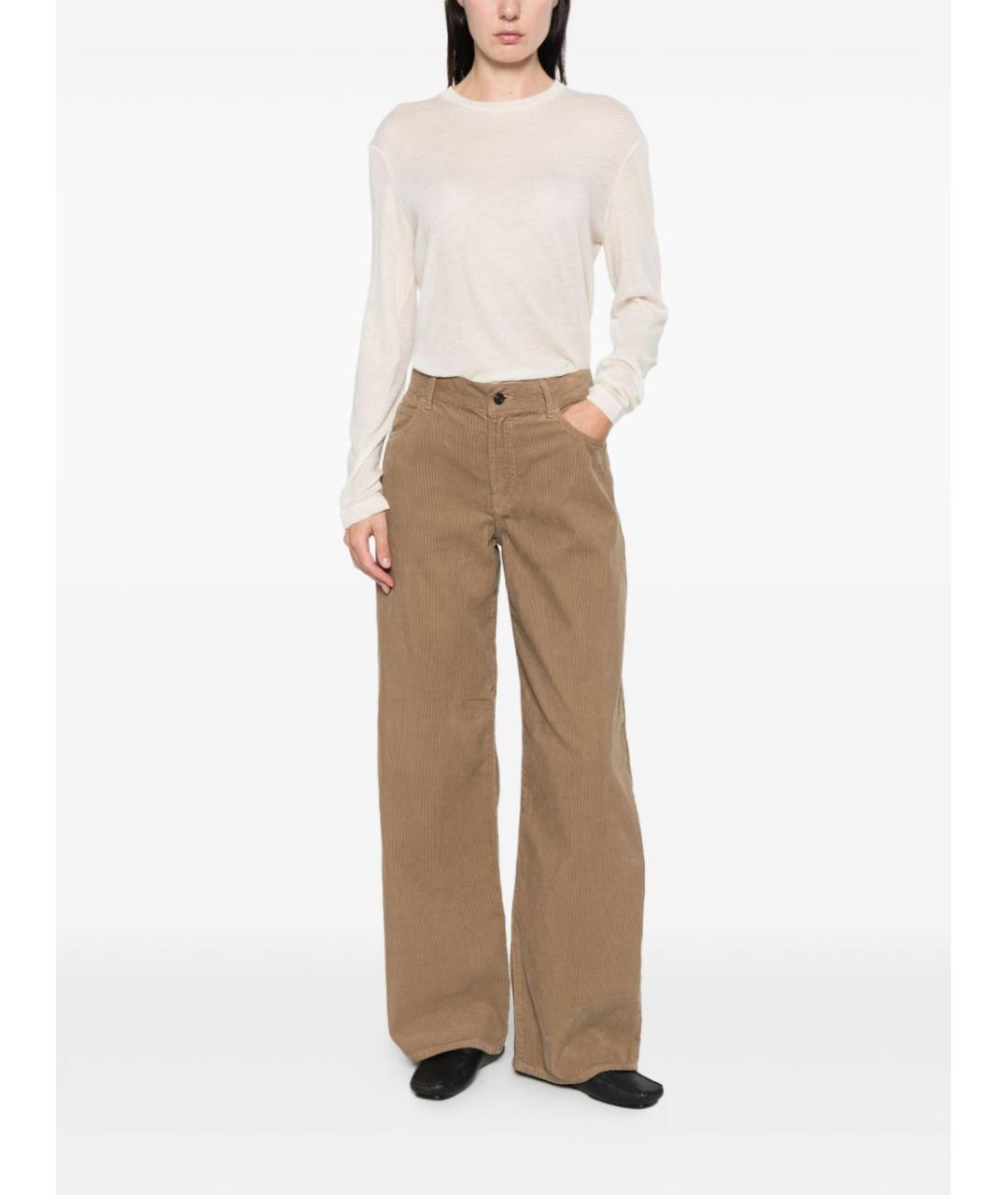 THE ROW Коричневые прямые джинсы, фото 5