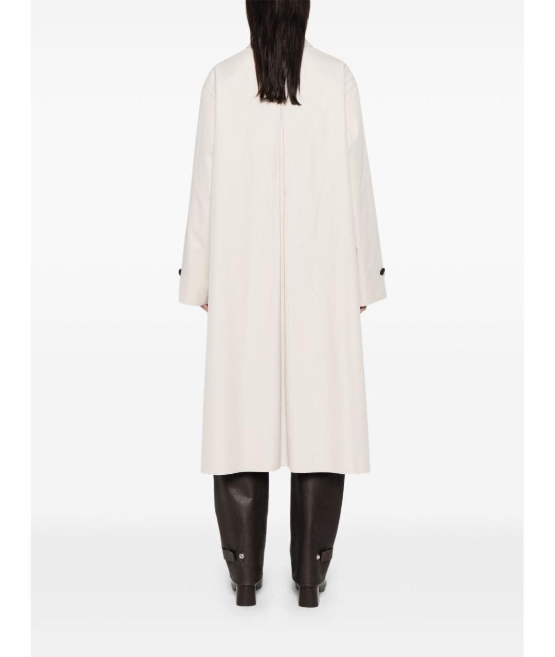 THE ROW Бежевый полиэстеровый тренч/плащ, фото 3