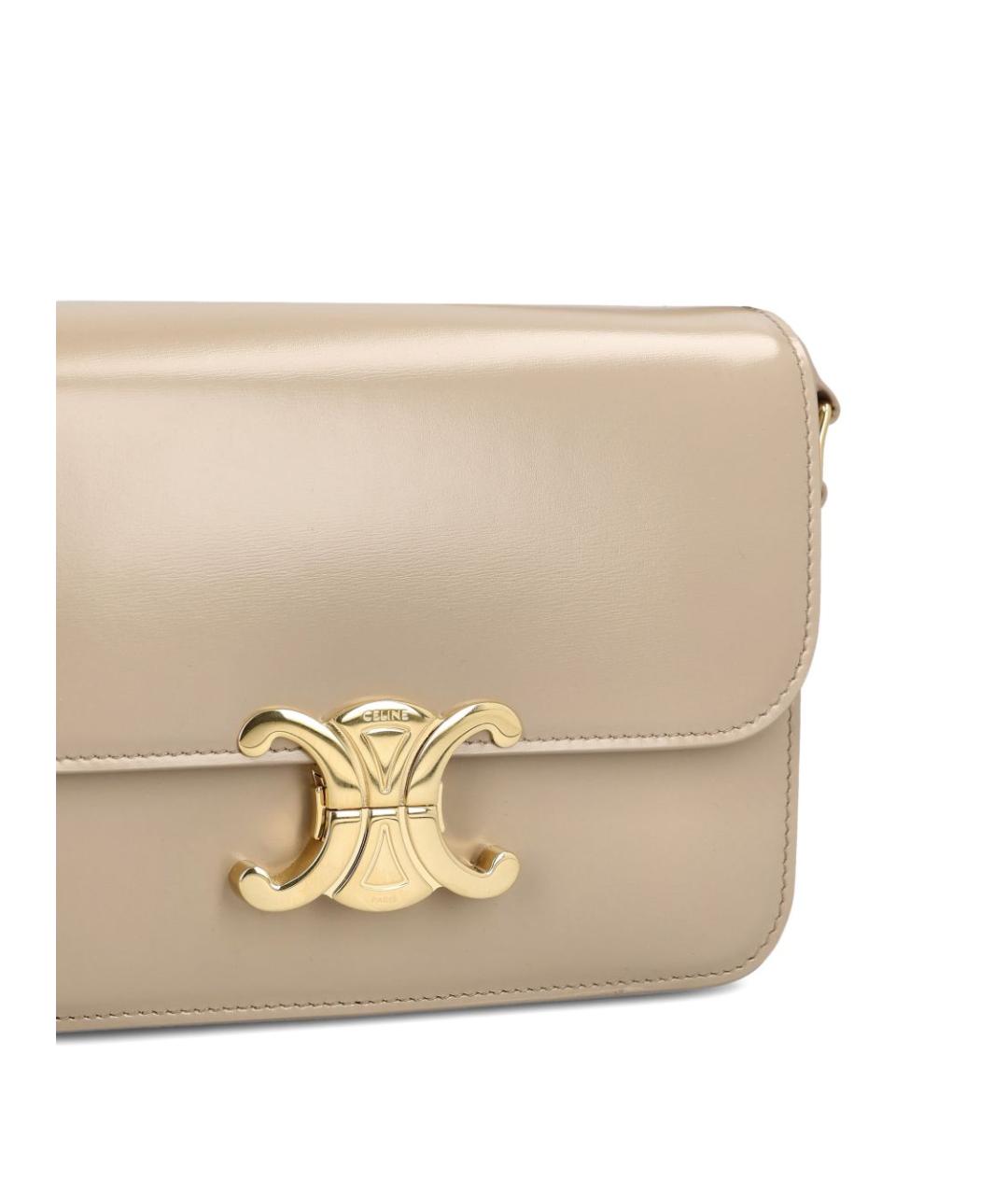 CELINE Кожаная сумка через плечо, фото 4