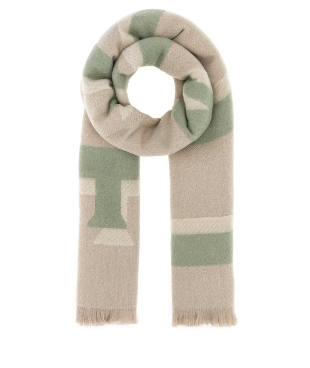 LOEWE Мульти шерстяной шарф, фото 1