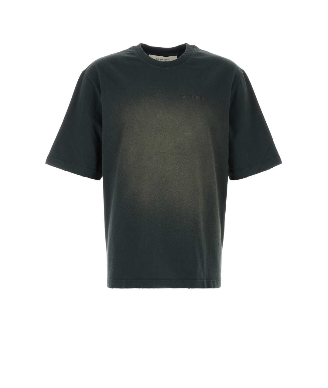 GOLDEN GOOSE DELUXE BRAND Серая хлопковая футболка, фото 1