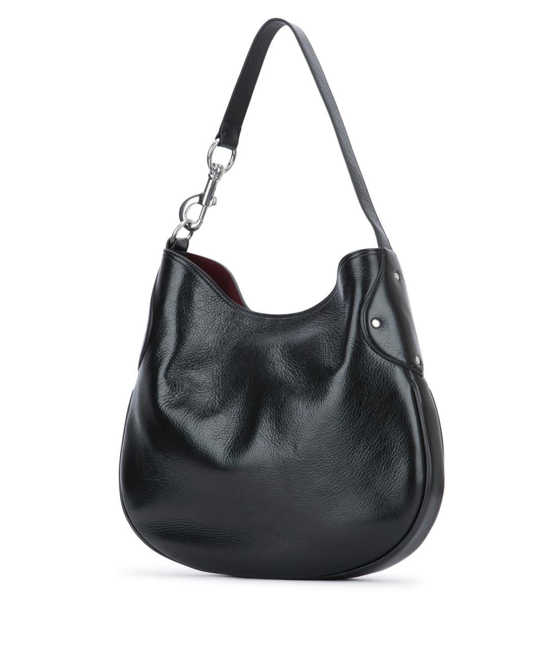 MULBERRY Черная кожаная сумка через плечо, фото 2