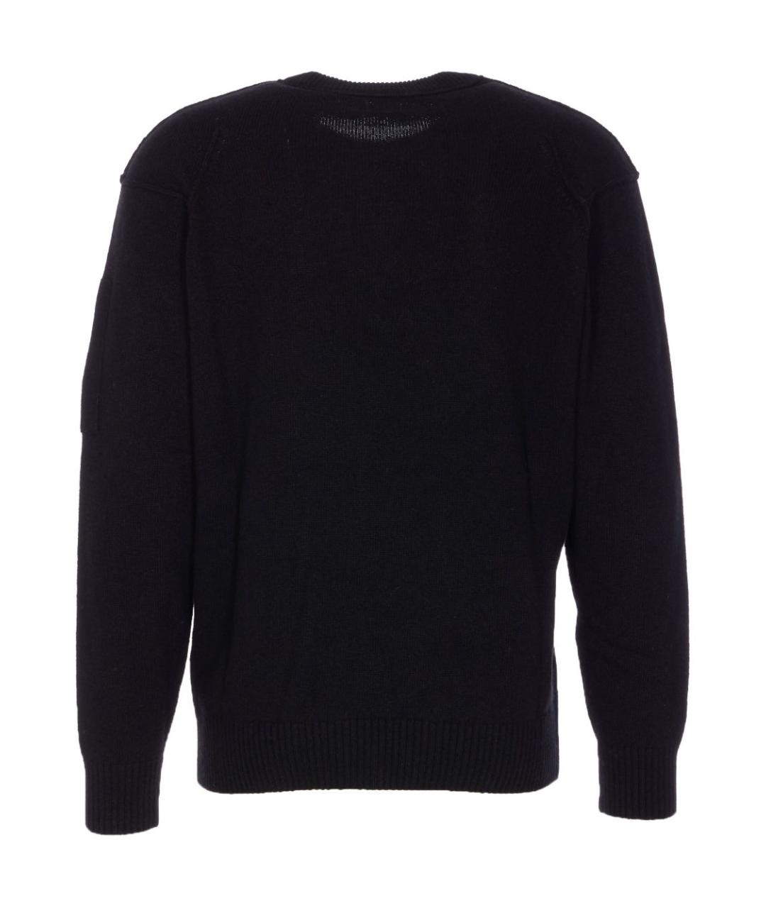 CP COMPANY Черный шерстяной джемпер / свитер, фото 2