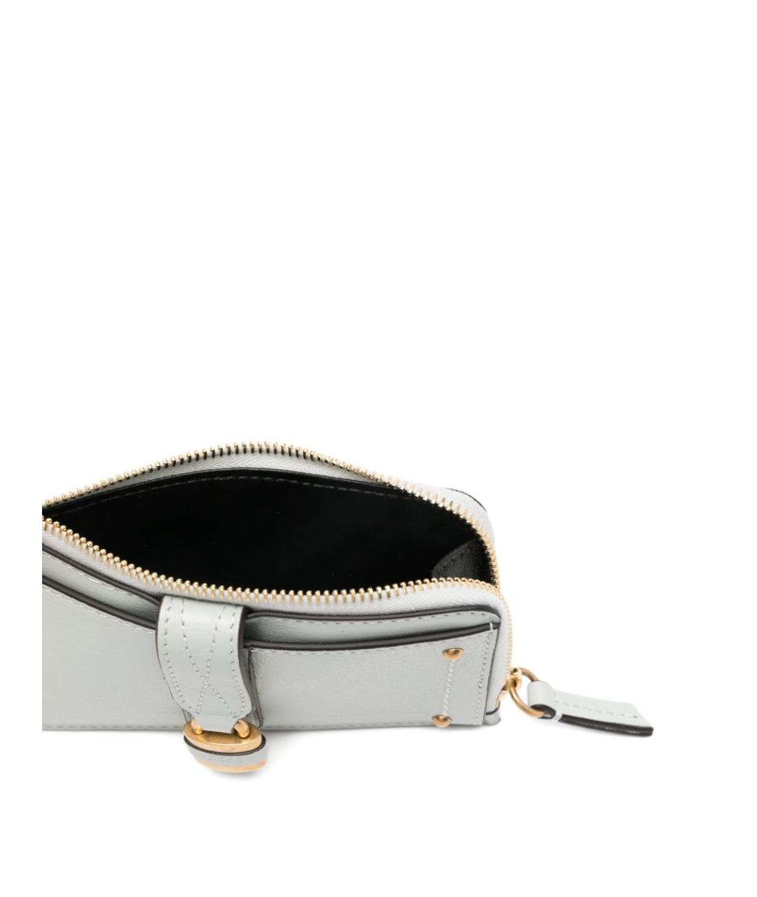 CHLOE Голубой кожаный кошелек, фото 2