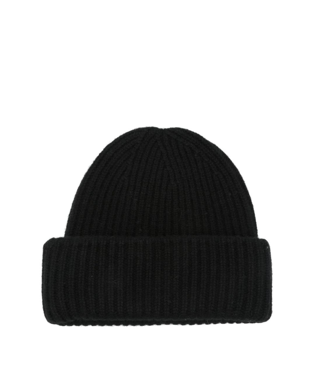 SOFT GOAT Черная кашемировая шапка, фото 1