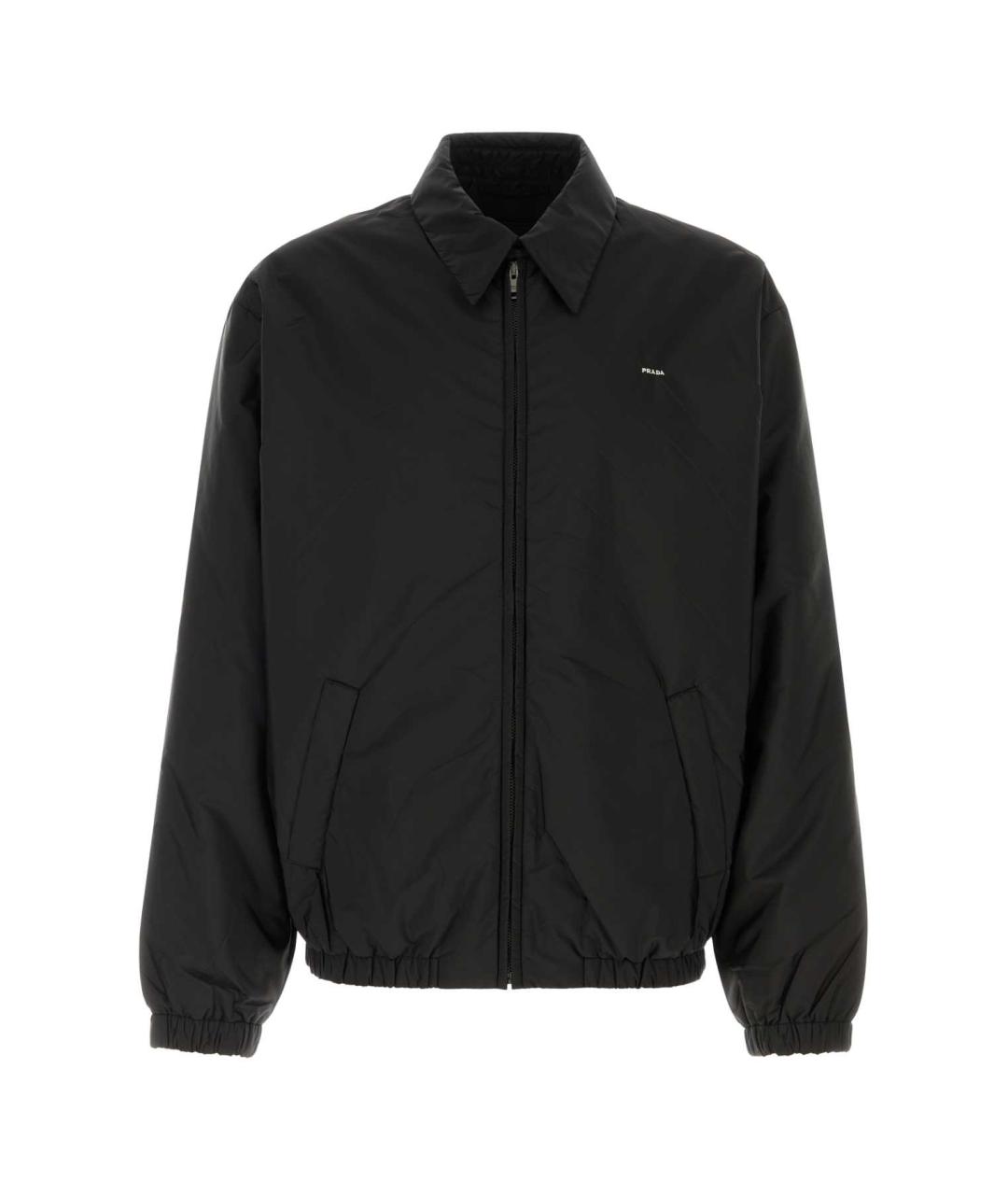PRADA Черная полиэстеровая куртка, фото 1