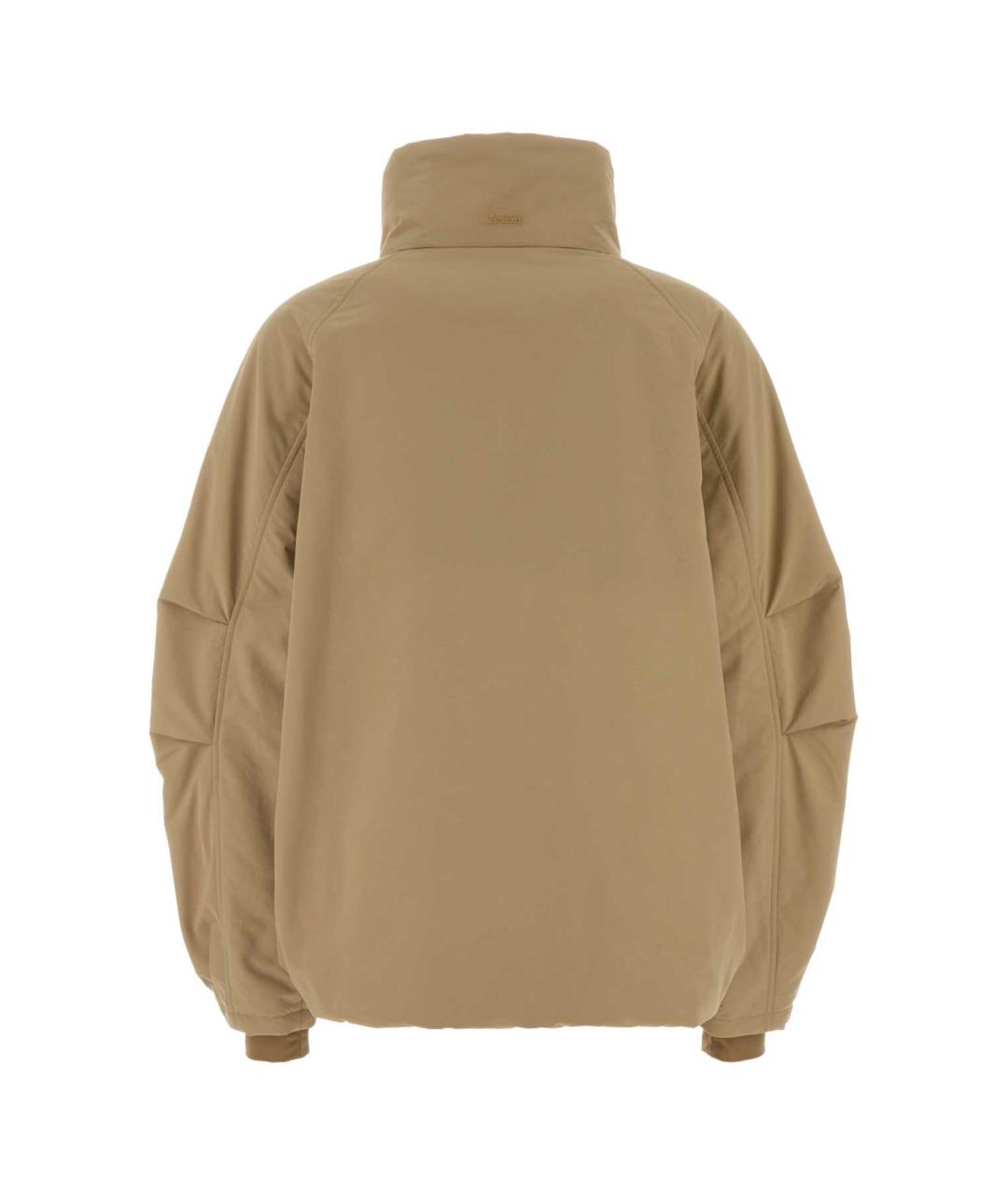 HERNO Бежевая полиэстеровая куртка, фото 2