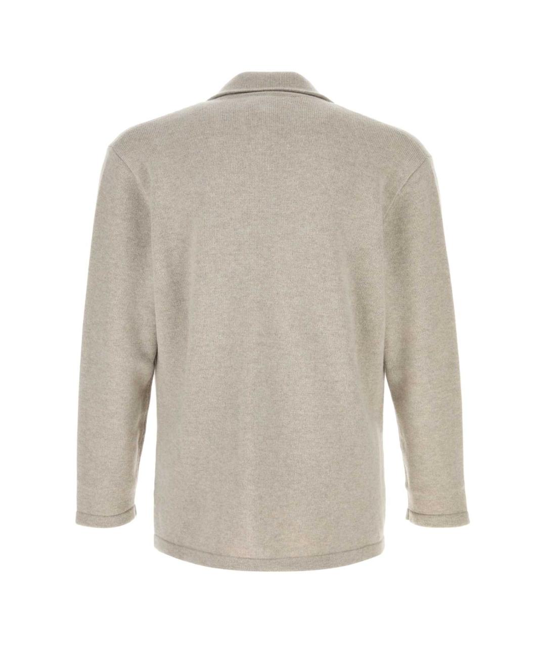 BRUNELLO CUCINELLI Серый кашемировый пиджак, фото 2