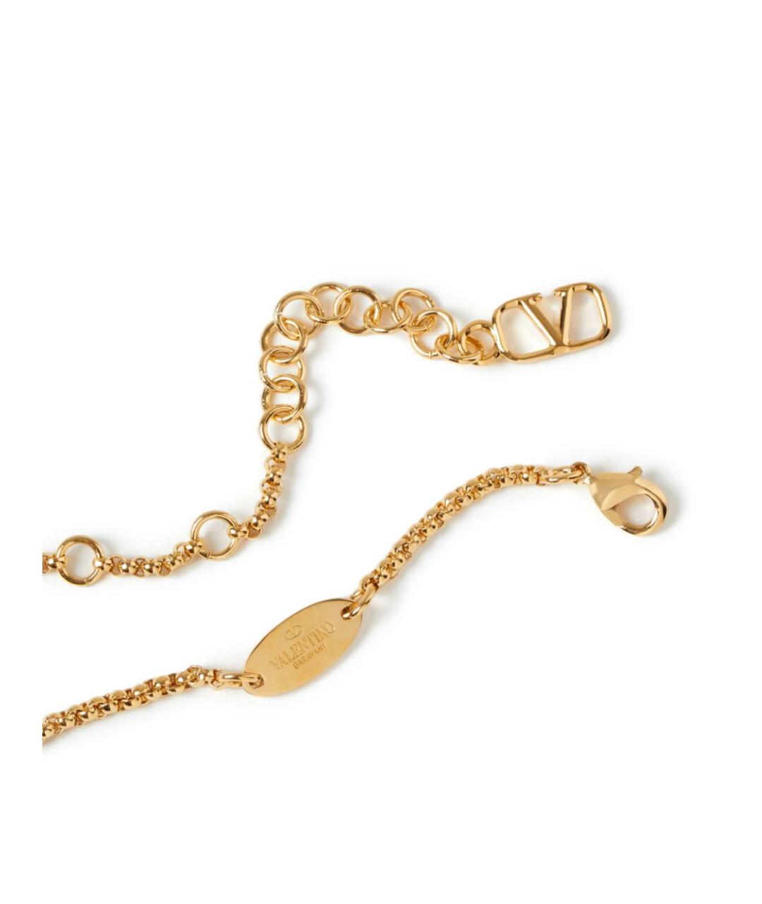 VALENTINO Золотой металлический браслет, фото 4