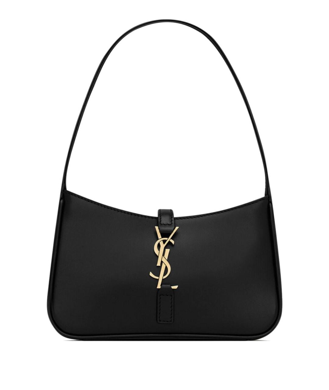 SAINT LAURENT Черная сумка через плечо, фото 1