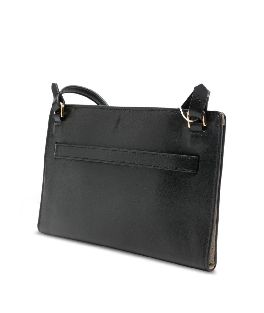 TOTEME Черная кожаная сумка через плечо, фото 4