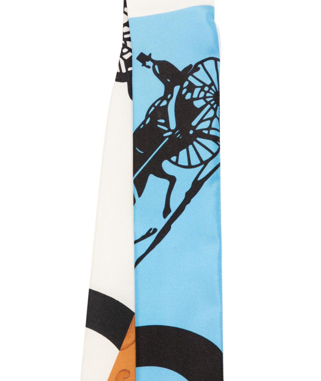 CELINE Мульти шелковый шарф, фото 2