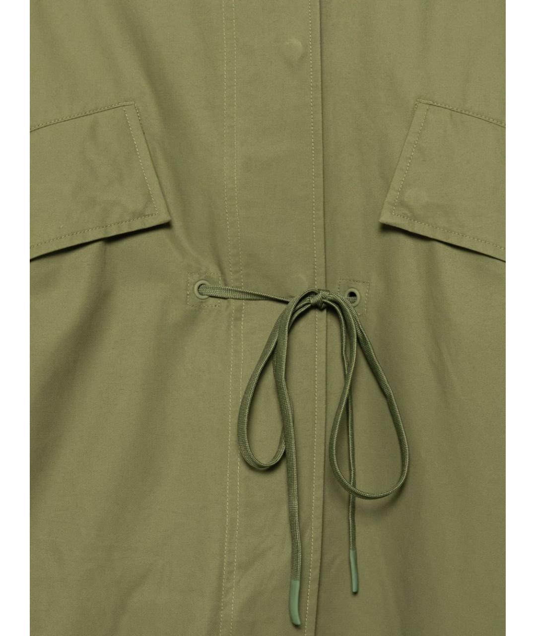 CLOSED Зеленая хлопковая парка, фото 5