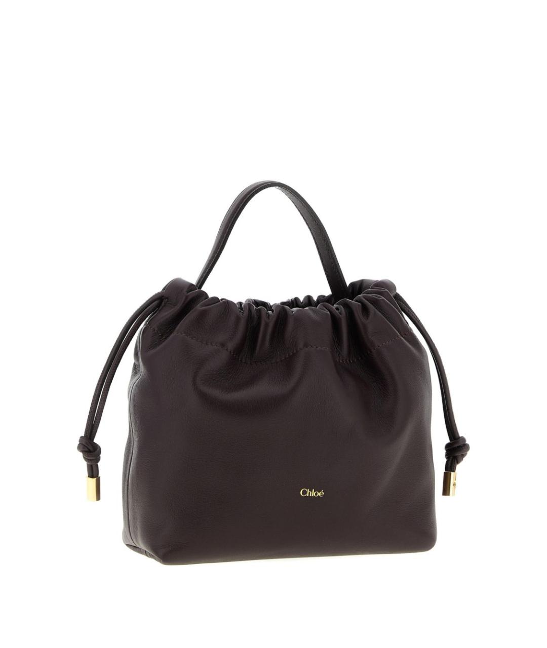 CHLOE Фиолетовая кожаная сумка через плечо, фото 2