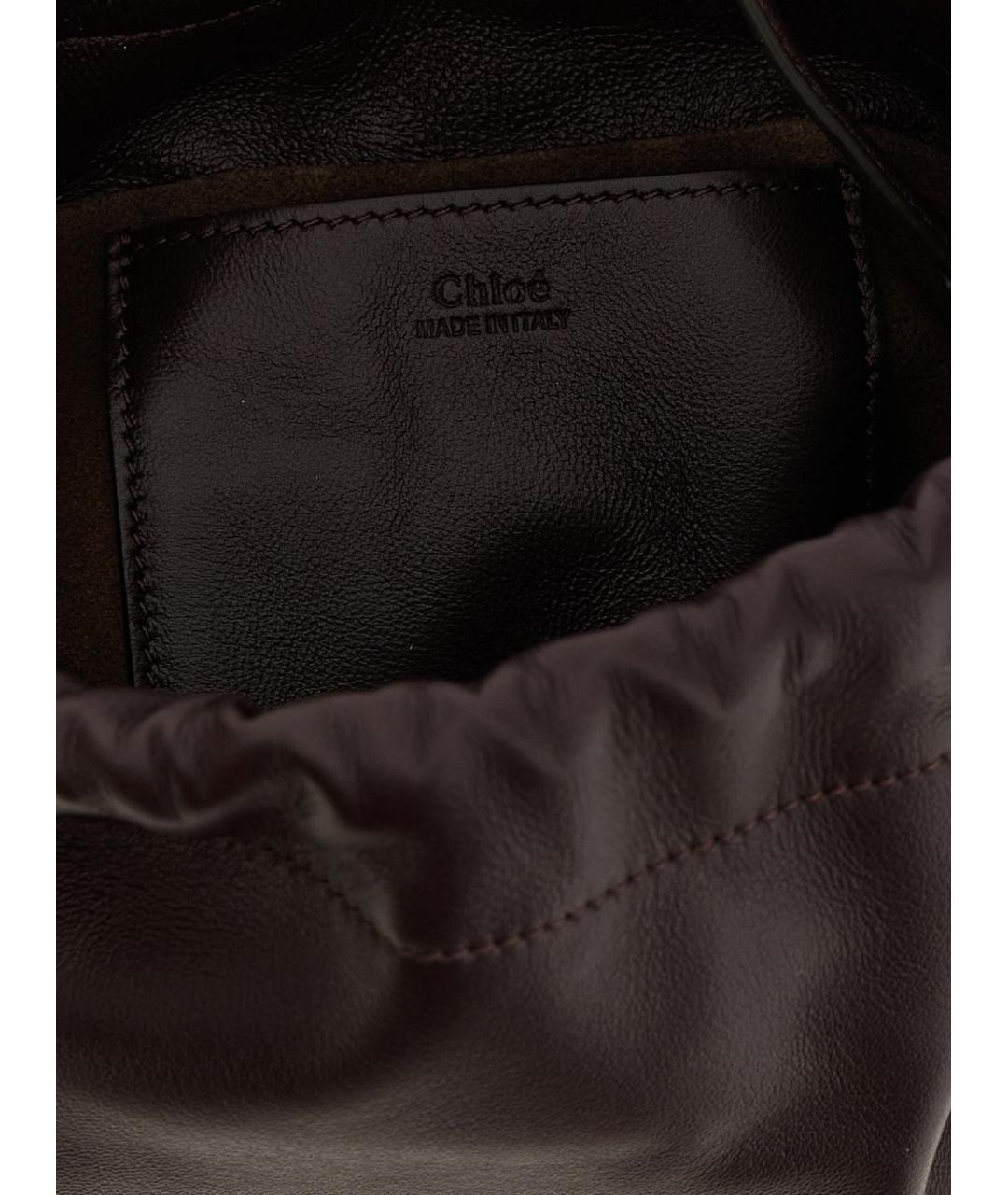 CHLOE Фиолетовая кожаная сумка через плечо, фото 3