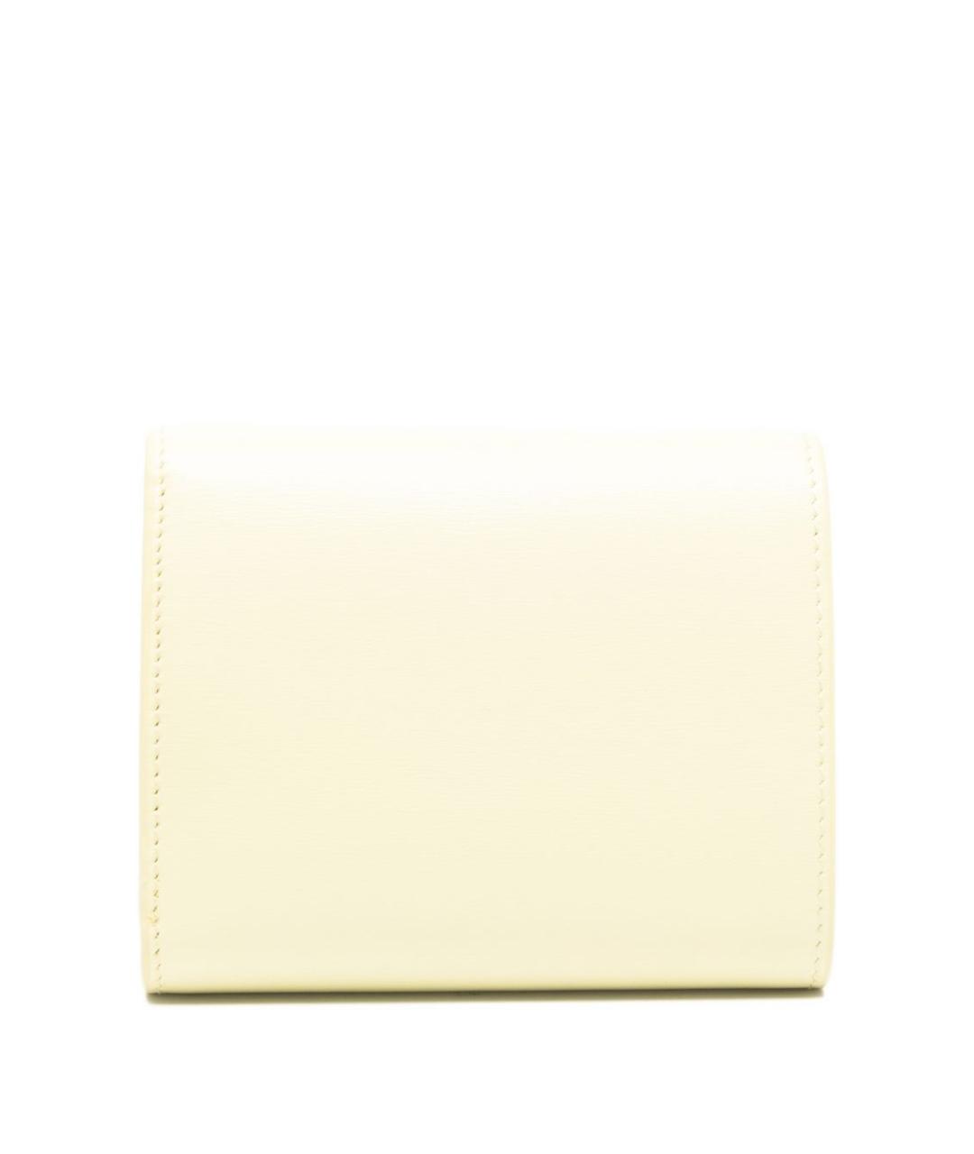 CELINE Желтый кожаный кошелек, фото 3