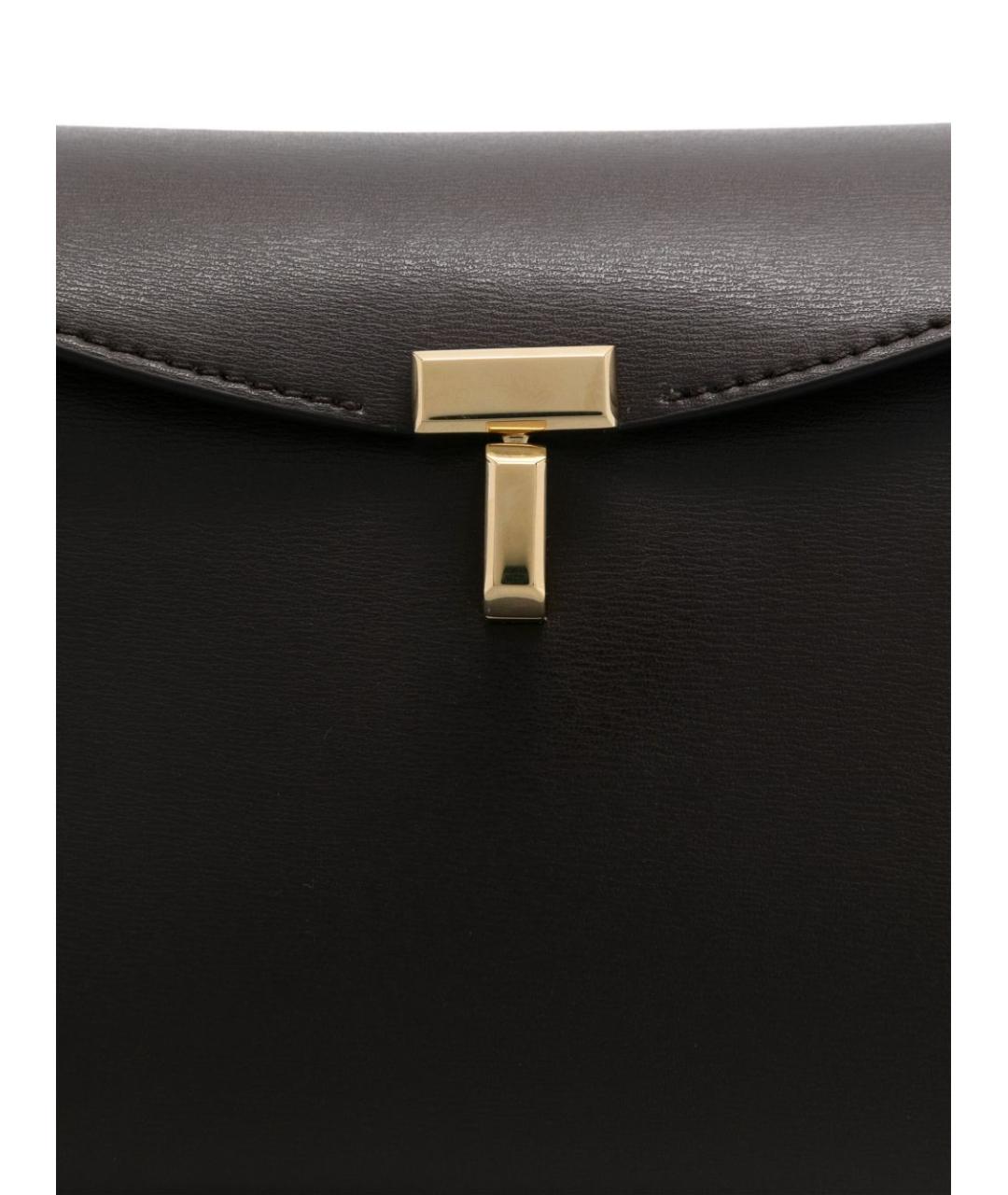 TOTEME Коричневая кожаная сумка через плечо, фото 4