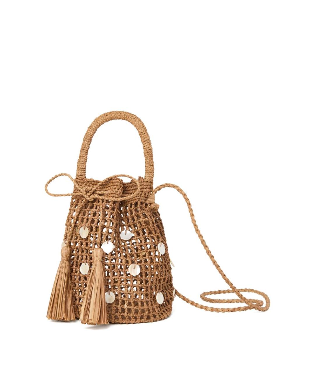 ALANUI Коричневая сумка с короткими ручками, фото 4