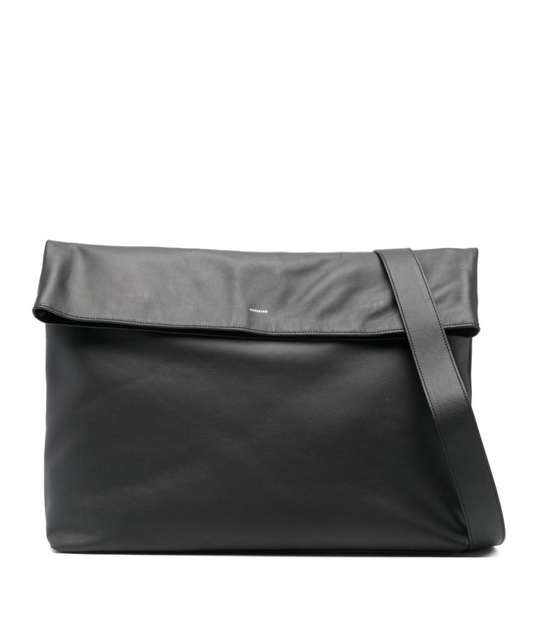 HERSKIND Черная кожаная сумка через плечо, фото 1