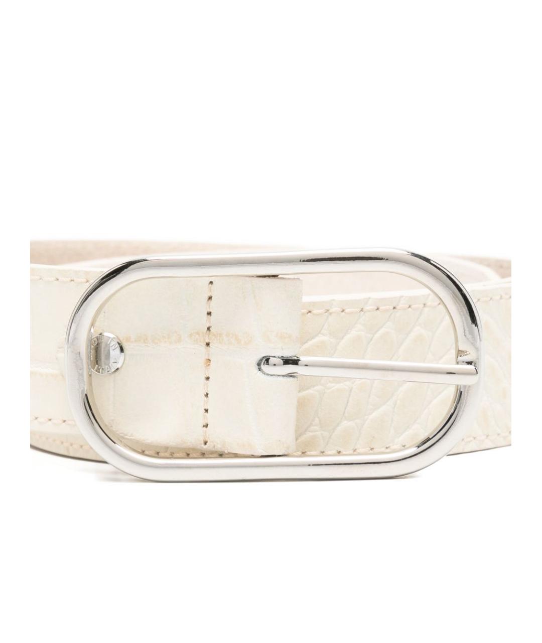 HERSKIND Белый кожаный ремень, фото 2