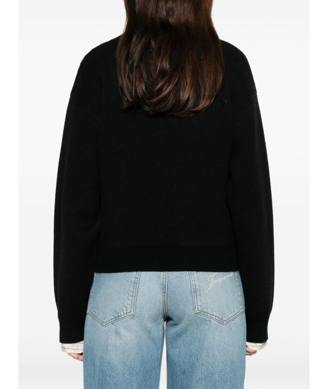 CELINE Черный кашемировый джемпер / свитер, фото 2