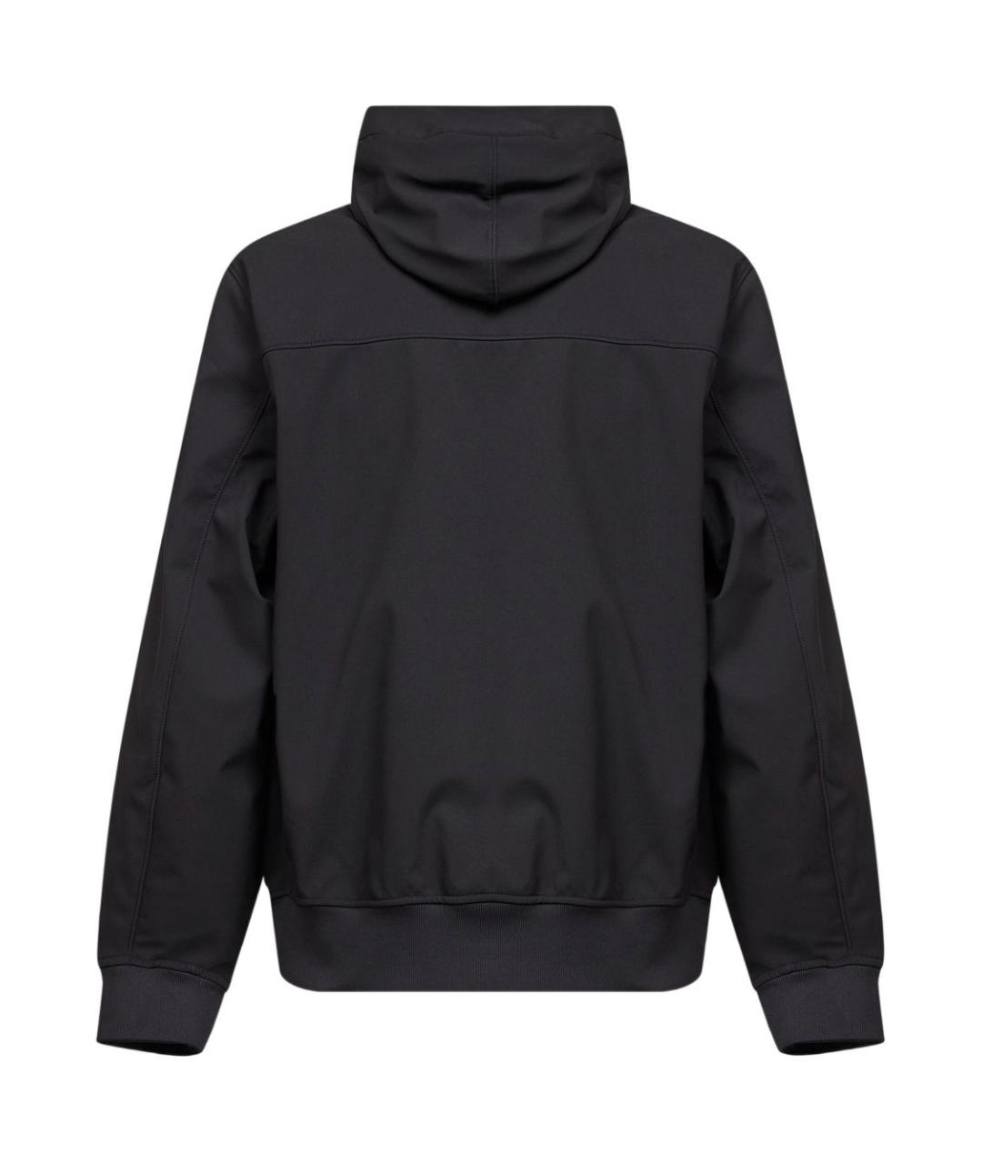 STONE ISLAND Черная полиэстеровая куртка, фото 2