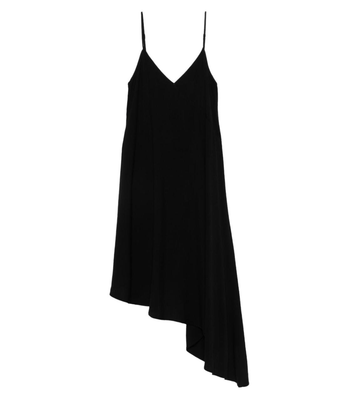 HERSKIND Черное ацетатное повседневное платье, фото 1