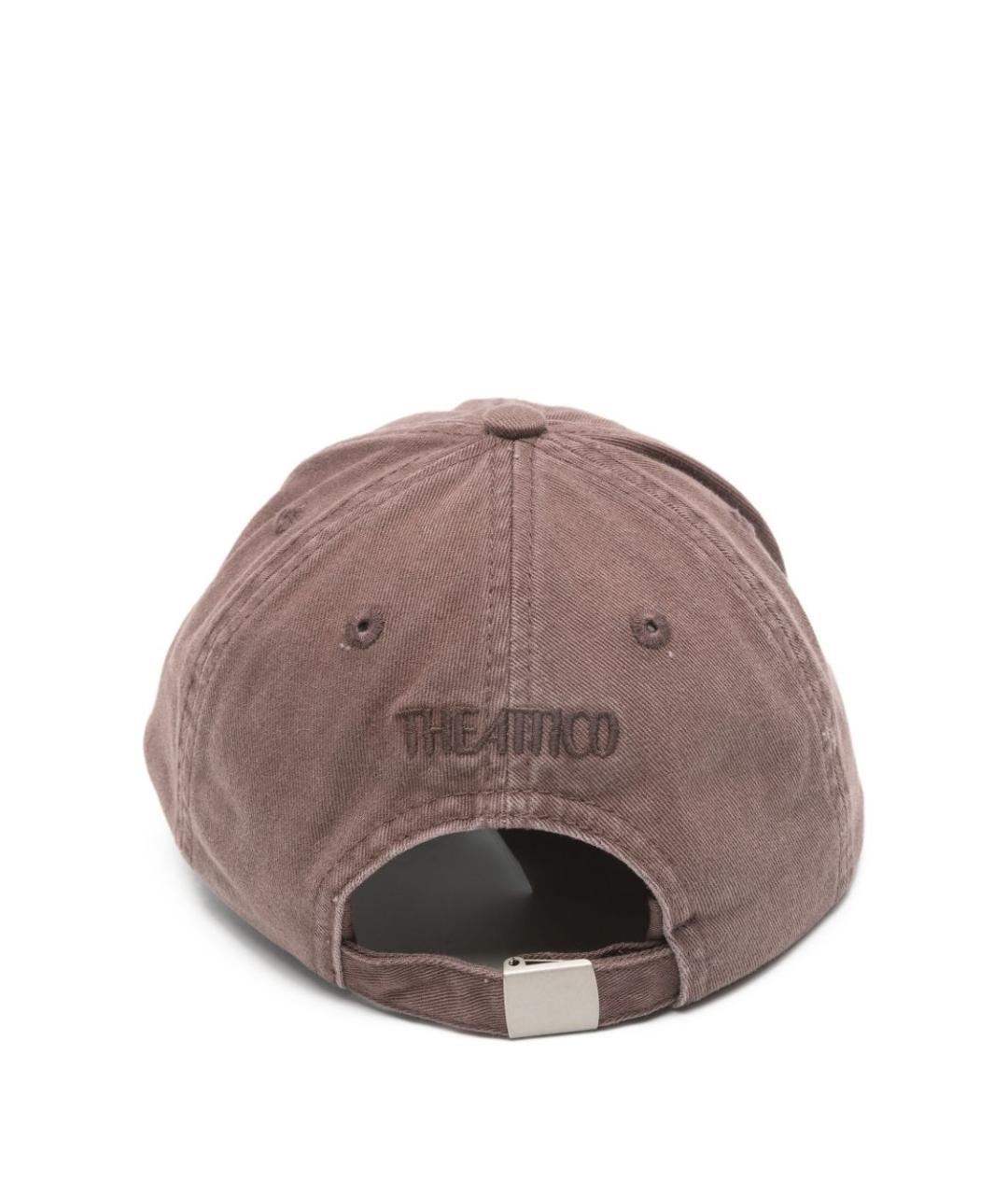 THE ATTICO Фиолетовая хлопковая кепка, фото 3