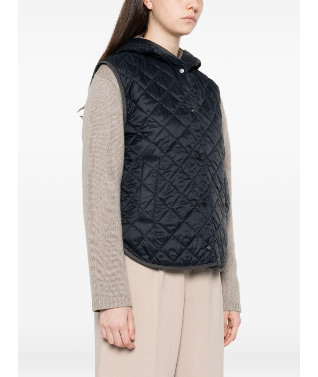 BRUNELLO CUCINELLI Синий полиамидовый жилет, фото 2