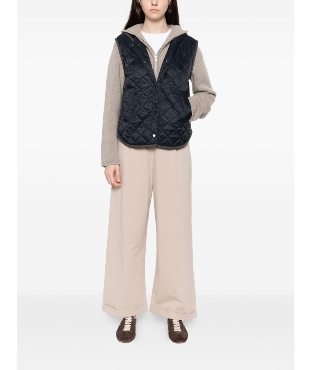 BRUNELLO CUCINELLI Синий полиамидовый жилет, фото 5